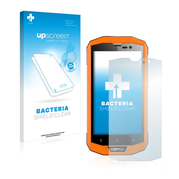 upscreen Bacteria Shield Clear Premium Antibacterial Screen Protector for Icefox Hero Plus