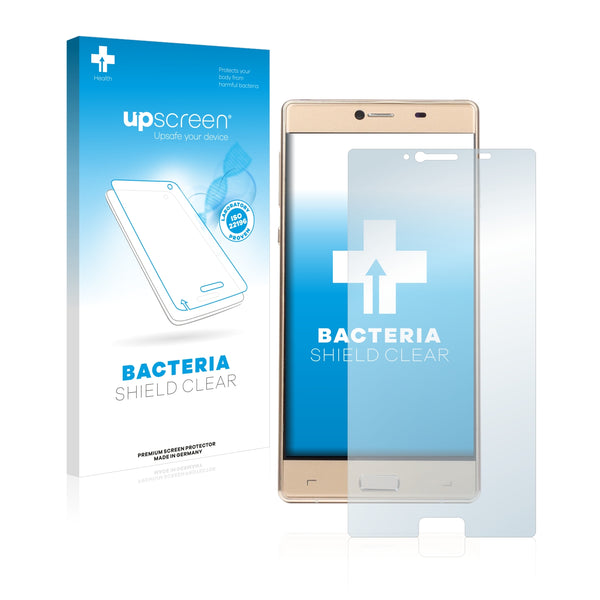 upscreen Bacteria Shield Clear Premium Antibacterial Screen Protector for Elephone M2