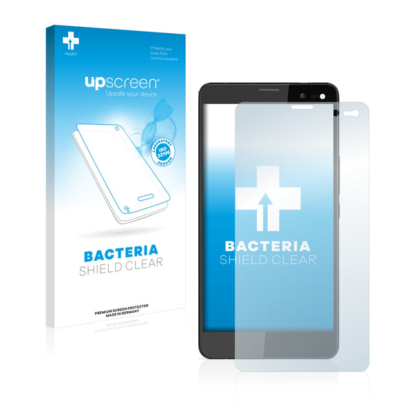 upscreen Bacteria Shield Clear Premium Antibacterial Screen Protector for Yezz Andy 5.5VR