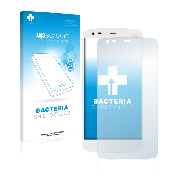 upscreen Bacteria Shield Clear Premium Antibacterial Screen Protector for KingZone Z1 Plus