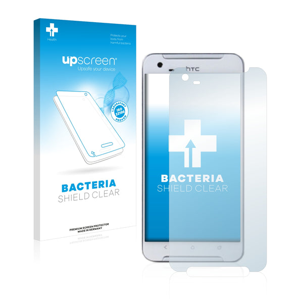 upscreen Bacteria Shield Clear Premium Antibacterial Screen Protector for HTC One X9