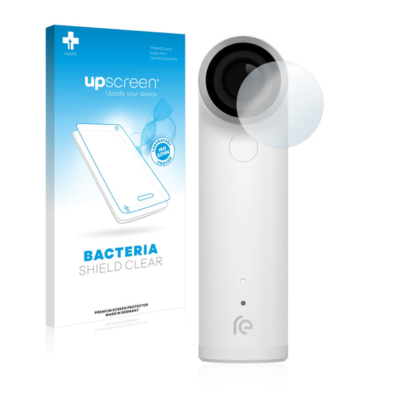upscreen Bacteria Shield Clear Premium Antibacterial Screen Protector for HTC RE Camera