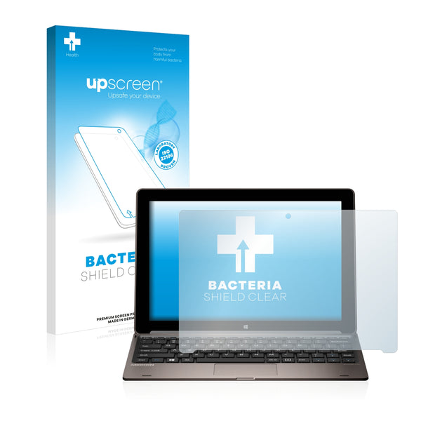 upscreen Bacteria Shield Clear Premium Antibacterial Screen Protector for Medion Akoya S1219T (MD 99348)