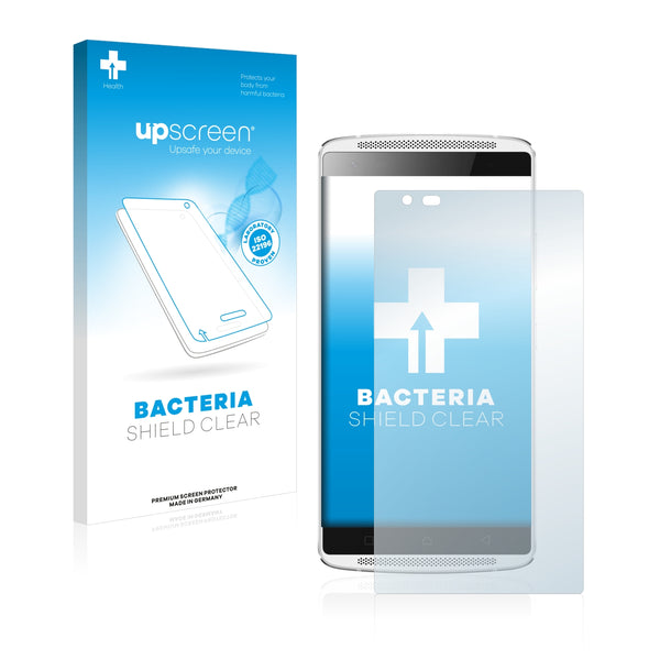 upscreen Bacteria Shield Clear Premium Antibacterial Screen Protector for Lenovo Vibe X3 (Cam left)