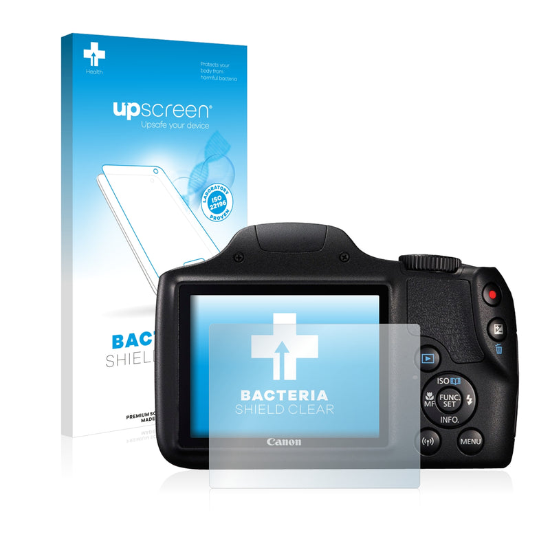 upscreen Bacteria Shield Clear Premium Antibacterial Screen Protector for Canon PowerShot SX540 HS