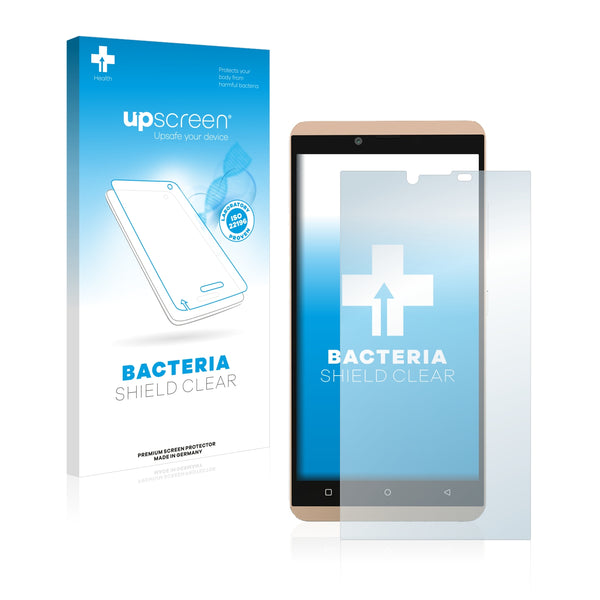 upscreen Bacteria Shield Clear Premium Antibacterial Screen Protector for BLU Vivo XL 2016