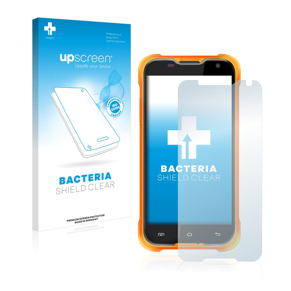 upscreen Bacteria Shield Clear Premium Antibacterial Screen Protector for Blackview BV5000