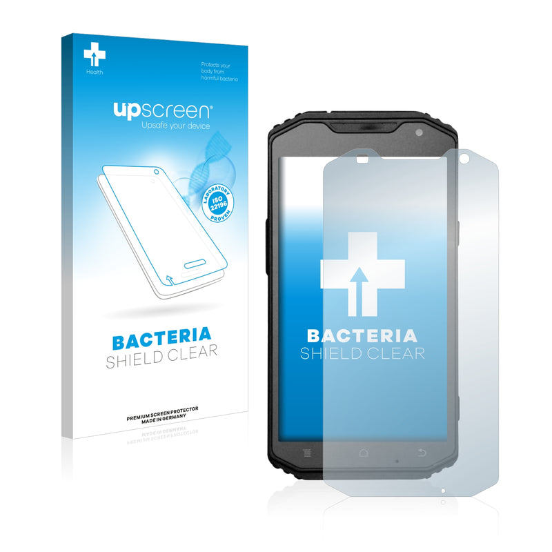 upscreen Bacteria Shield Clear Premium Antibacterial Screen Protector for Fieldbook F1