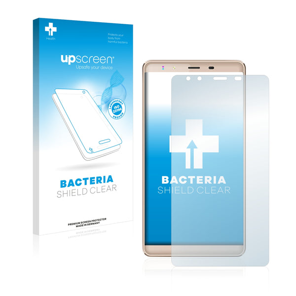 upscreen Bacteria Shield Clear Premium Antibacterial Screen Protector for Leagoo Shark 1