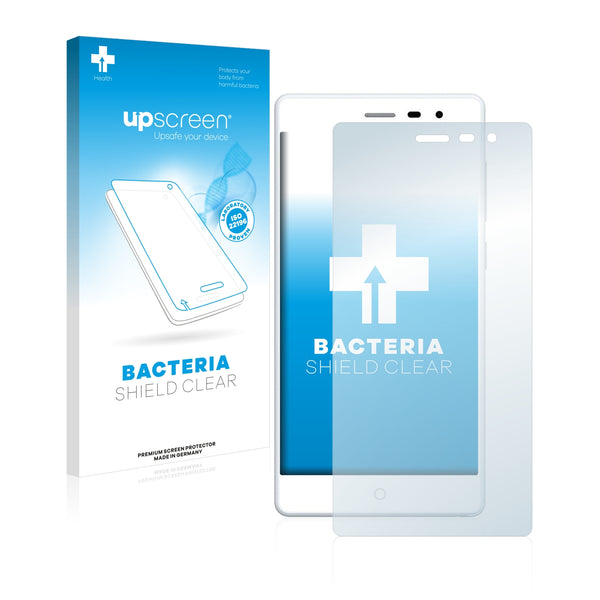 upscreen Bacteria Shield Clear Premium Antibacterial Screen Protector for Elephone Trunk