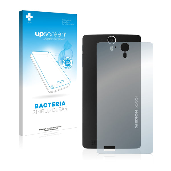 upscreen Bacteria Shield Clear Premium Antibacterial Screen Protector for Medion Life X6001 (MD 98976) (Back)