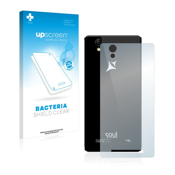 upscreen Bacteria Shield Clear Premium Antibacterial Screen Protector for Allview X2 Soul Lite (Back)