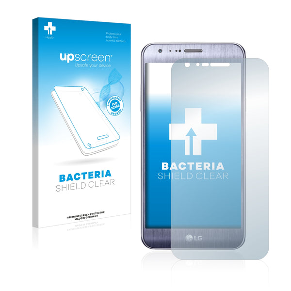 upscreen Bacteria Shield Clear Premium Antibacterial Screen Protector for LG X Cam