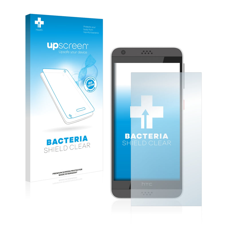 upscreen Bacteria Shield Clear Premium Antibacterial Screen Protector for HTC Desire 630