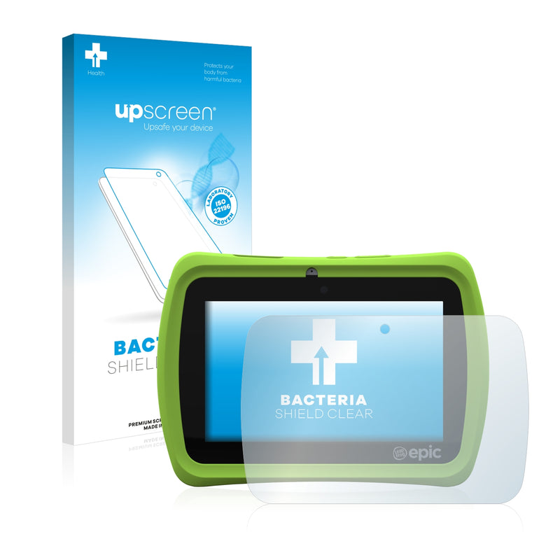 upscreen Bacteria Shield Clear Premium Antibacterial Screen Protector for LeapFrog Epic