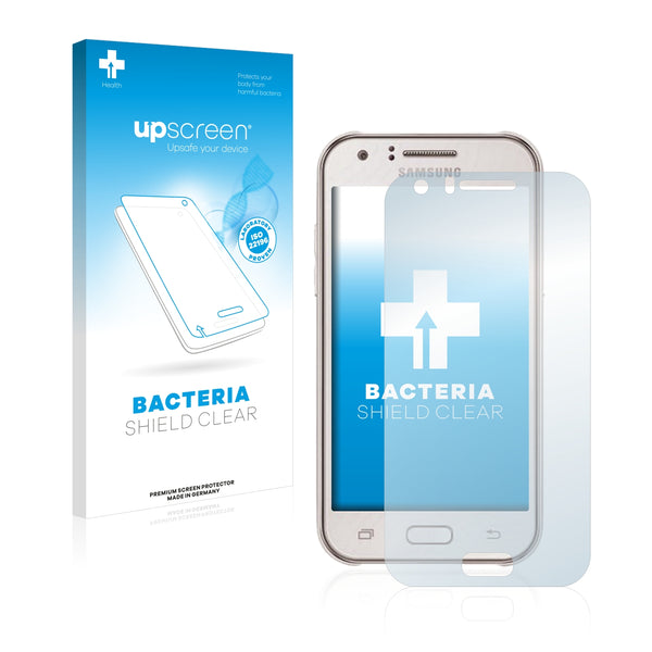 upscreen Bacteria Shield Clear Premium Antibacterial Screen Protector for Samsung Galaxy J1 Mini