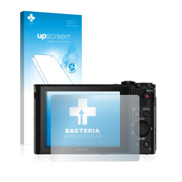 upscreen Bacteria Shield Clear Premium Antibacterial Screen Protector for Sony Cyber-Shot DSC-HX80