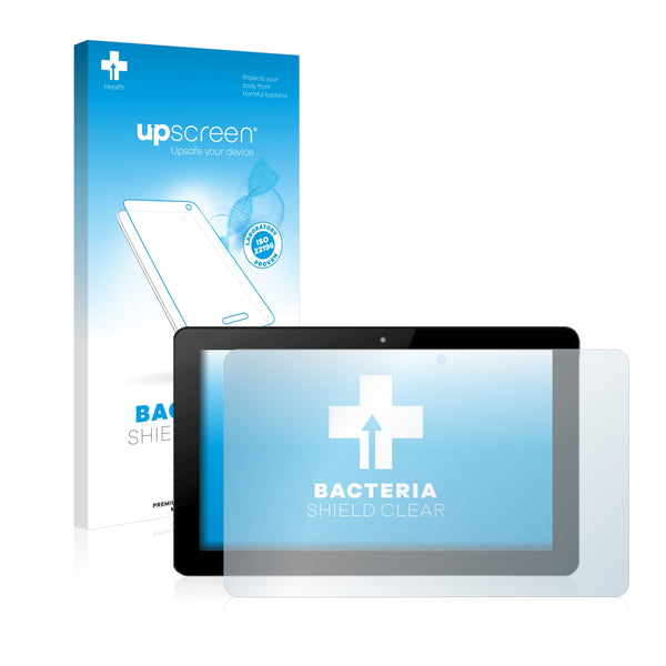 upscreen Bacteria Shield Clear Premium Antibacterial Screen Protector for Odys Rise 10