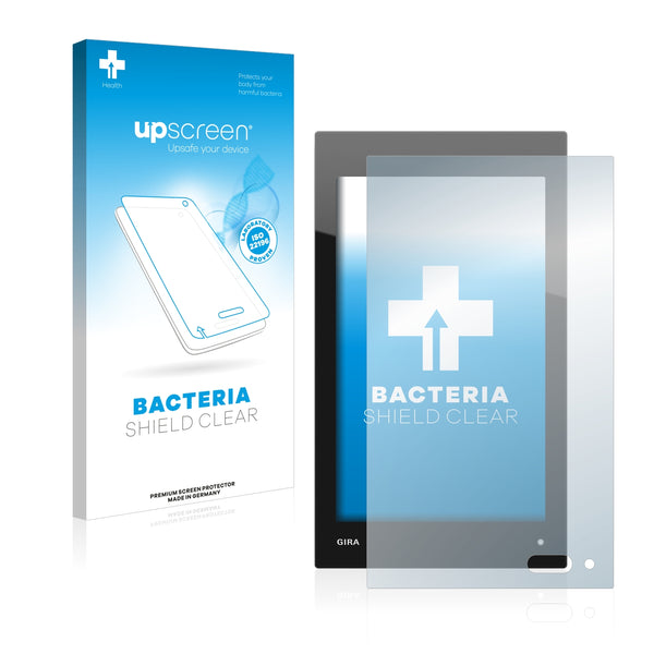 upscreen Bacteria Shield Clear Premium Antibacterial Screen Protector for Gira G1