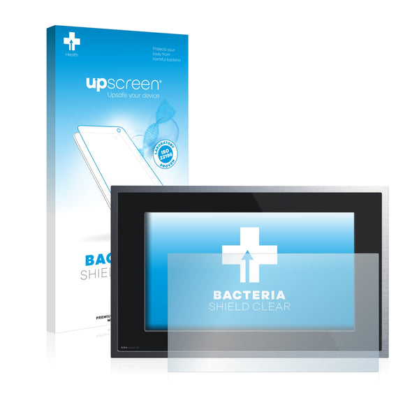 upscreen Bacteria Shield Clear Premium Antibacterial Screen Protector for Gira Control 19 Client 2
