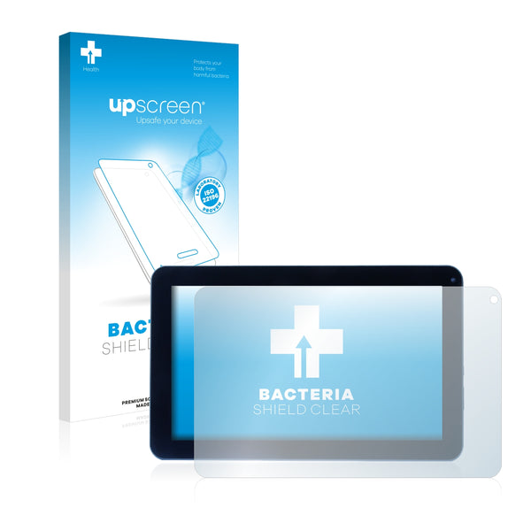upscreen Bacteria Shield Clear Premium Antibacterial Screen Protector for Captiva Pad 10 3G Kommunikator 2015