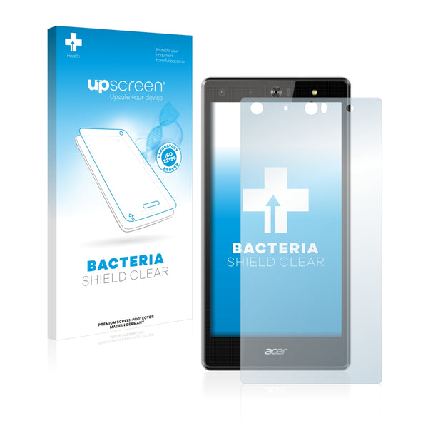 upscreen Bacteria Shield Clear Premium Antibacterial Screen Protector for Acer Liquid X2