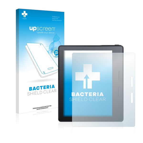 upscreen Bacteria Shield Clear Premium Antibacterial Screen Protector for Amazon Kindle Oasis 2016