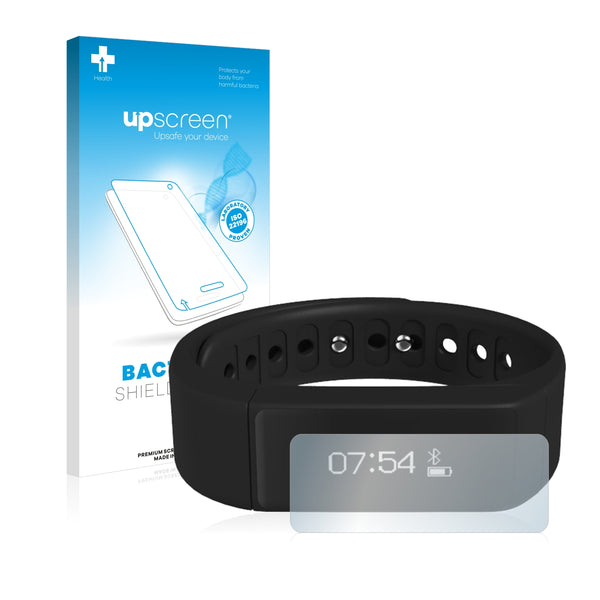 upscreen Bacteria Shield Clear Premium Antibacterial Screen Protector for Dax Hub I5 Smartwatch Sport
