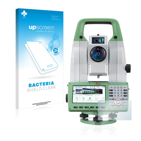 upscreen Bacteria Shield Clear Premium Antibacterial Screen Protector for Leica Viva TS16