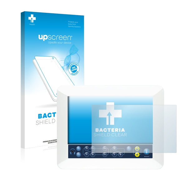 upscreen Bacteria Shield Clear Premium Antibacterial Screen Protector for Bewatec MediStream 10