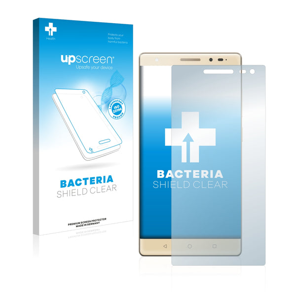 upscreen Bacteria Shield Clear Premium Antibacterial Screen Protector for Lenovo Phab 2 Pro