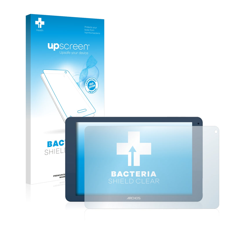upscreen Bacteria Shield Clear Premium Antibacterial Screen Protector for Archos 101d Platinum Equipe de France