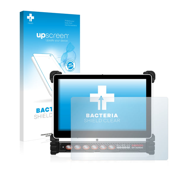 upscreen Bacteria Shield Clear Premium Antibacterial Screen Protector for Soredi SH7 TaskBook
