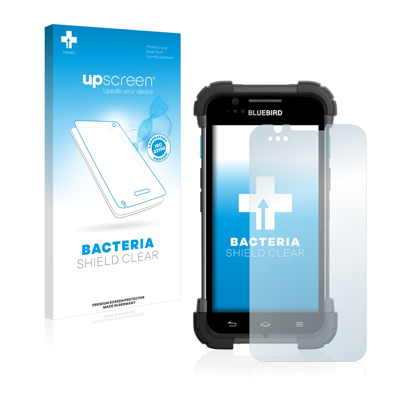 upscreen Bacteria Shield Clear Premium Antibacterial Screen Protector for Bluebird BP30