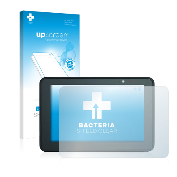 upscreen Bacteria Shield Clear Premium Antibacterial Screen Protector for Zebra ET50 10.1
