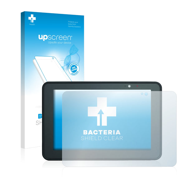 upscreen Bacteria Shield Clear Premium Antibacterial Screen Protector for Zebra ET55 10.1