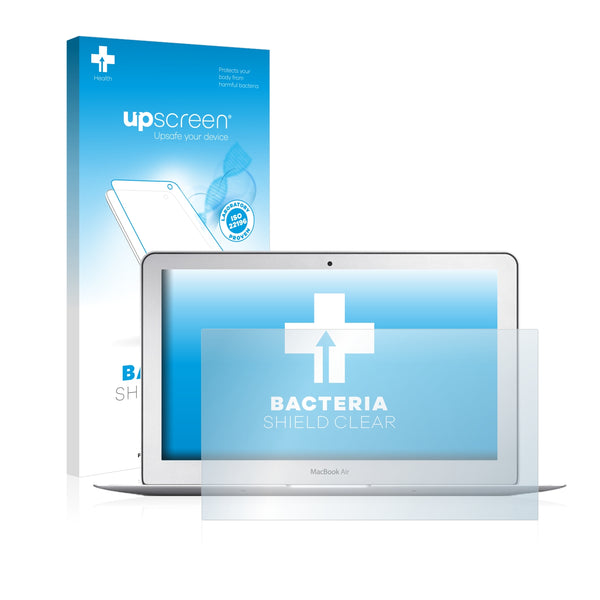 upscreen Bacteria Shield Clear Premium Antibacterial Screen Protector for Apple MacBook Air 11 (Early 2015)