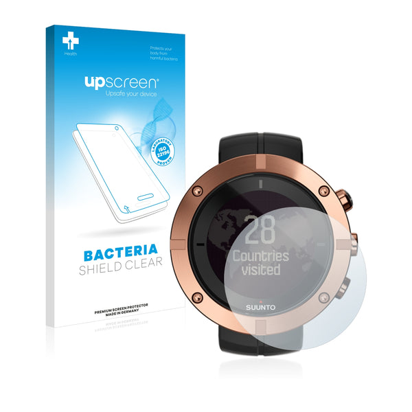 upscreen Bacteria Shield Clear Premium Antibacterial Screen Protector for Suunto Kailash