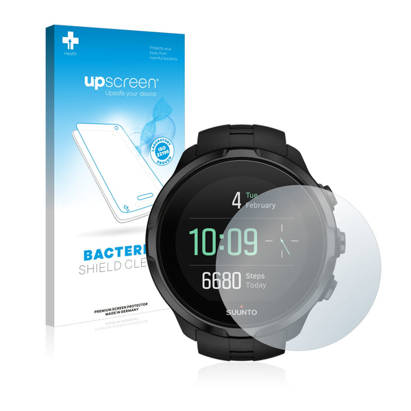upscreen Bacteria Shield Clear Premium Antibacterial Screen Protector for Suunto Spartan Sport