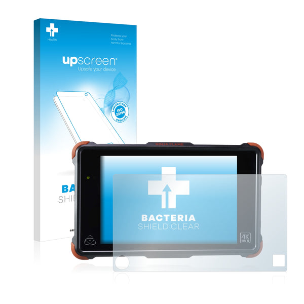 upscreen Bacteria Shield Clear Premium Antibacterial Screen Protector for Atomos Ninja Flame