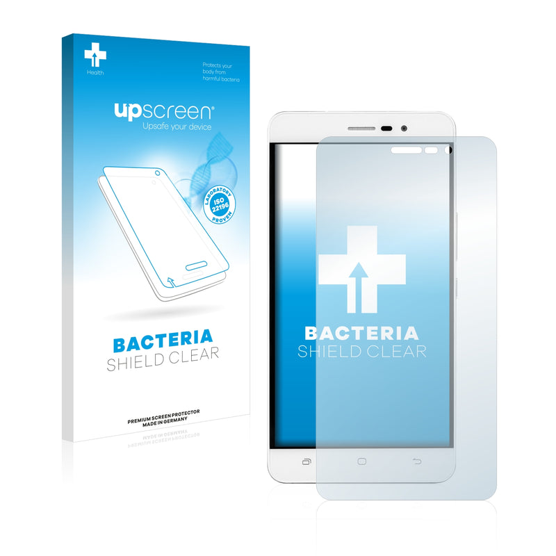 upscreen Bacteria Shield Clear Premium Antibacterial Screen Protector for Medion Life S5504