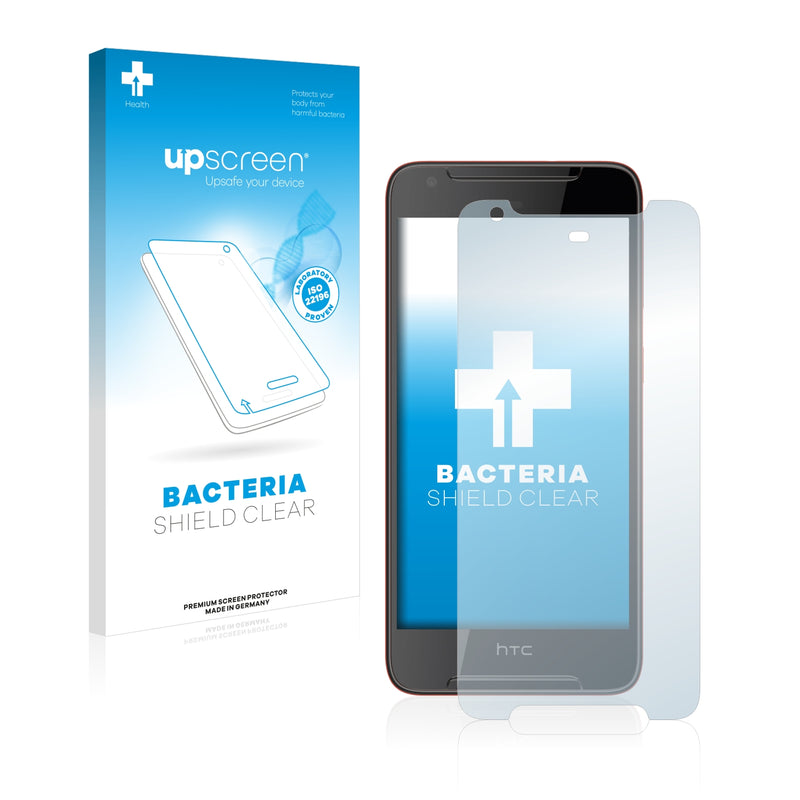 upscreen Bacteria Shield Clear Premium Antibacterial Screen Protector for HTC Desire 628