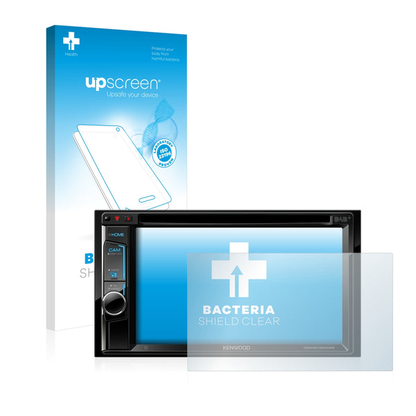 upscreen Bacteria Shield Clear Premium Antibacterial Screen Protector for Kenwood DDX8016DABS