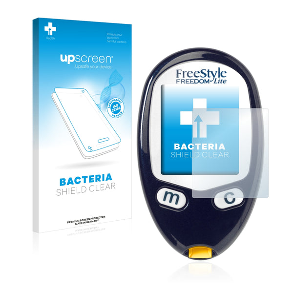upscreen Bacteria Shield Clear Premium Antibacterial Screen Protector for Freestyle Freedom Lite