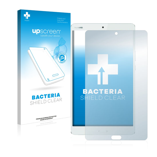 upscreen Bacteria Shield Clear Premium Antibacterial Screen Protector for Huawei MediaPad M3 8.4