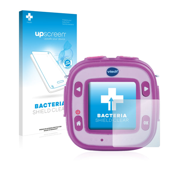 upscreen Bacteria Shield Clear Premium Antibacterial Screen Protector for Vtech Kidizoom Action Cam