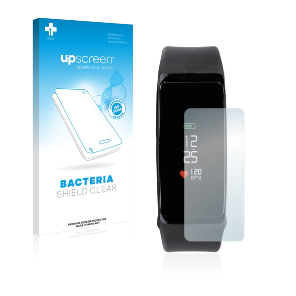upscreen Bacteria Shield Clear Premium Antibacterial Screen Protector for MyKronoz ZeFit Pulse