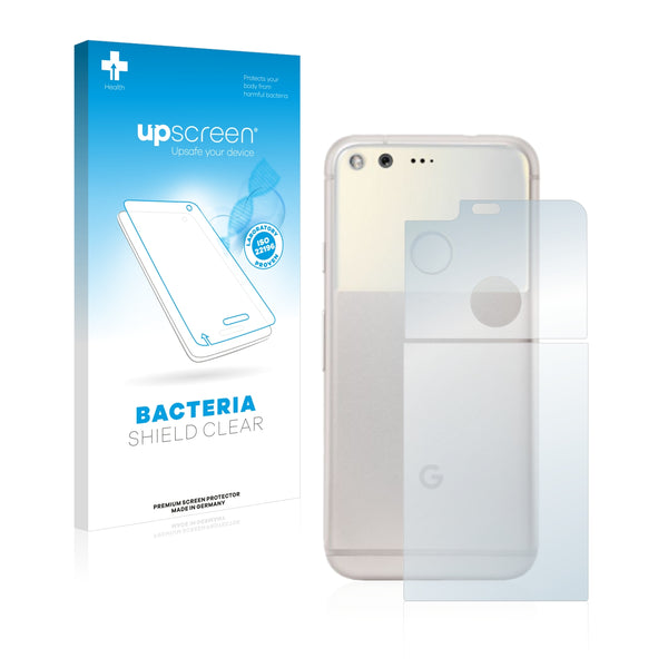 upscreen Bacteria Shield Clear Premium Antibacterial Screen Protector for Google Pixel (Back)