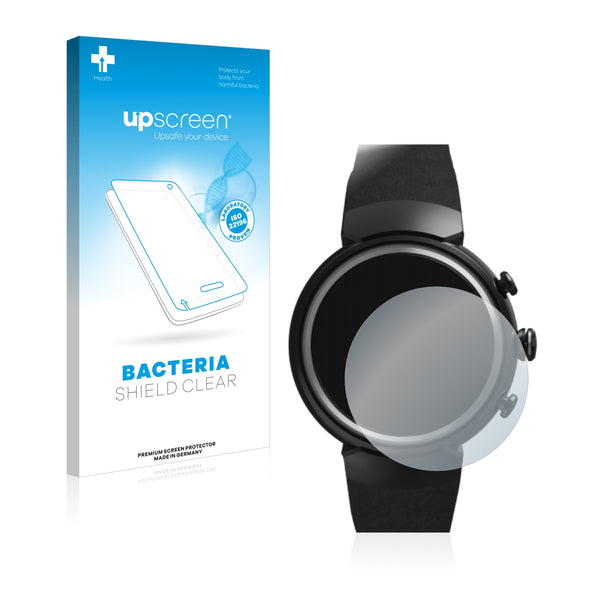 upscreen Bacteria Shield Clear Premium Antibacterial Screen Protector for Asus ZenWatch 3 1.39