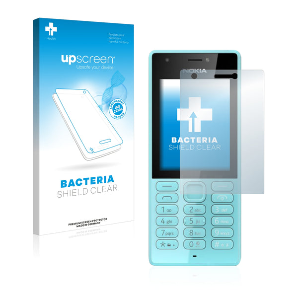 upscreen Bacteria Shield Clear Premium Antibacterial Screen Protector for Nokia 216